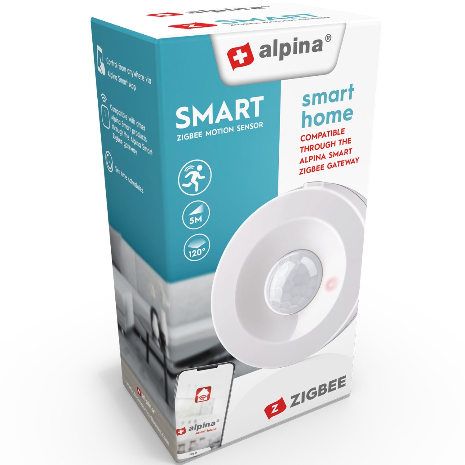 Zigbee Smart Motion sensor Ø 4.8 cm