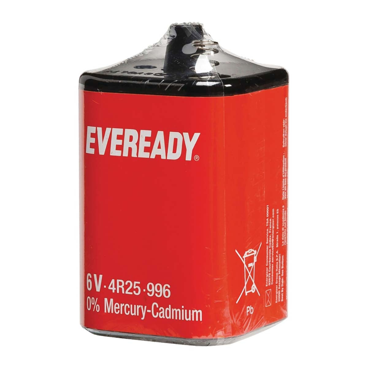 Zinc-Carbon Battery 4R25 6 V 1-Pack