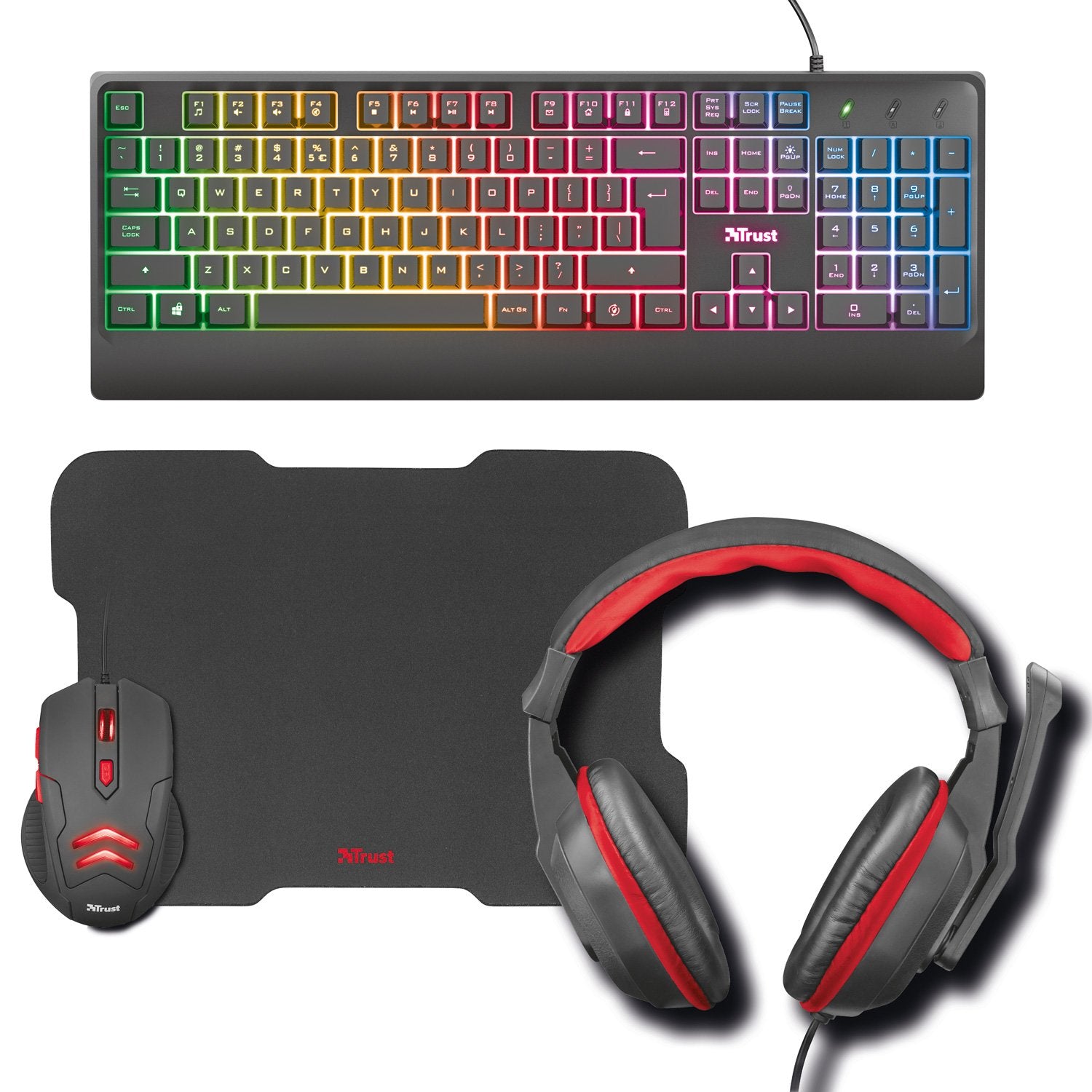 Ziva 4-in-1 Gaming bundle (RGB keyboard version)