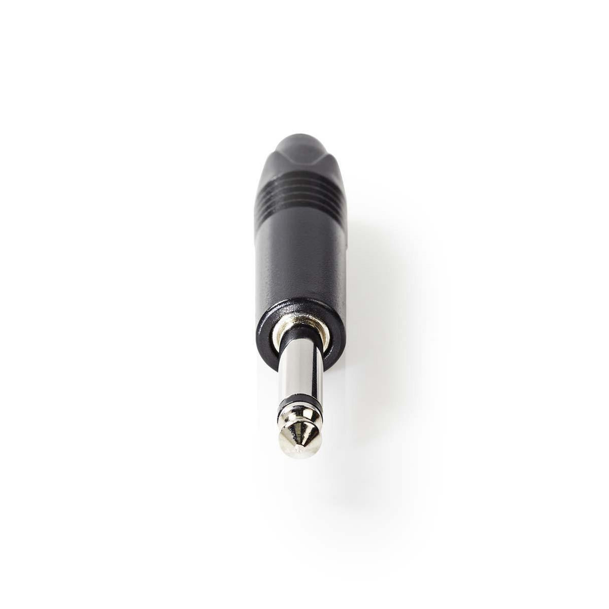 audio connector | Straight | Male | Nickel Plated | Solder | Cable input diameter: 6.0 mm | Aluminum | Black | Plastic bag | 1 pc.