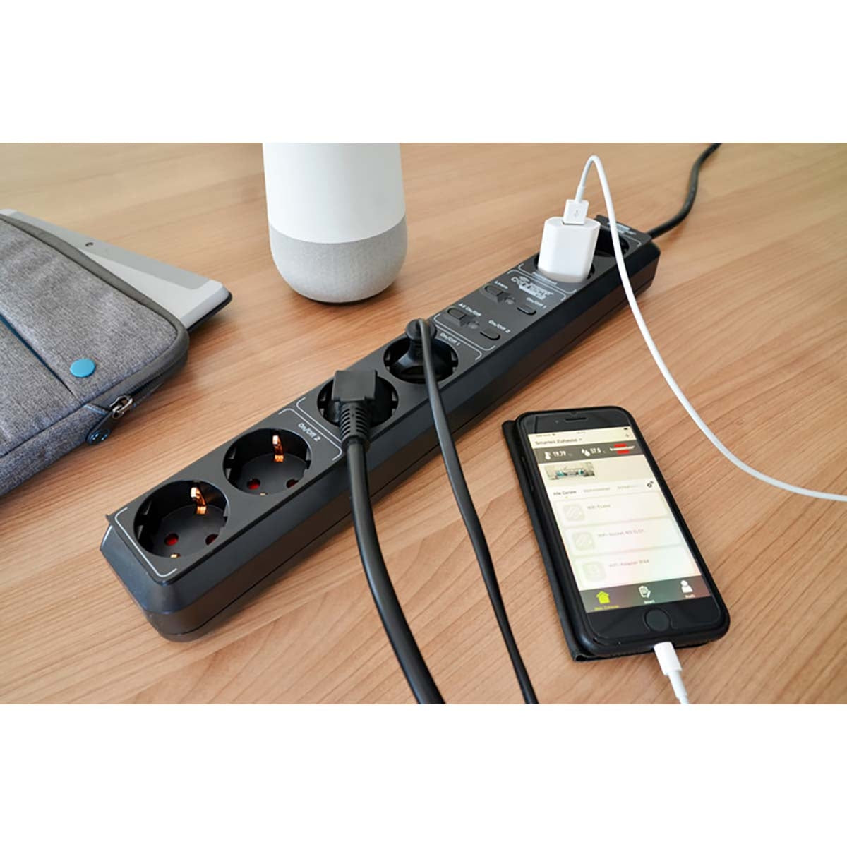 brennenstuhl®Connect Eco-Line Smart socket with 6-way timer function