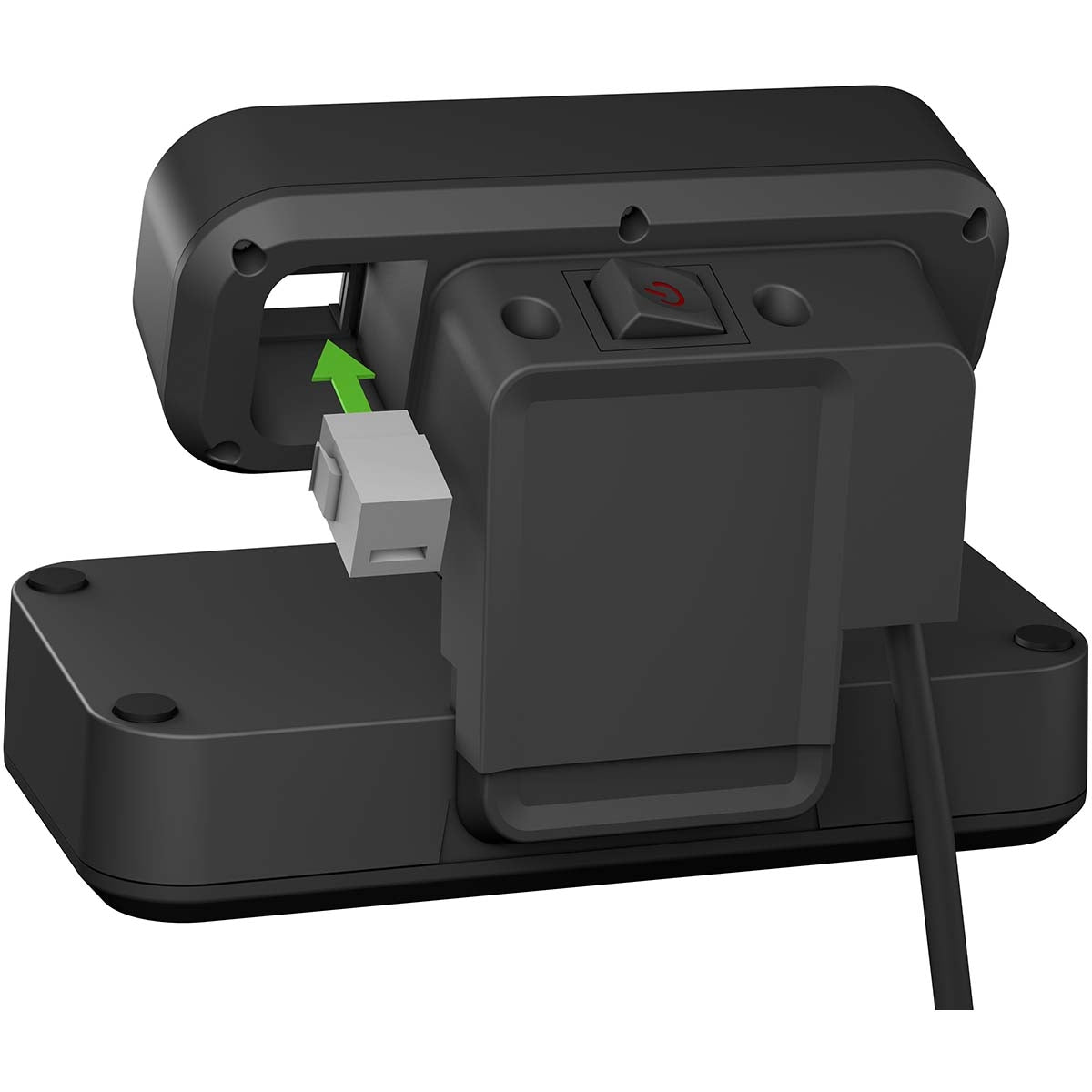 brennenstuhl®estilo Duplex socket, 2x Keystone modules, 10x safety sockets, silver/black