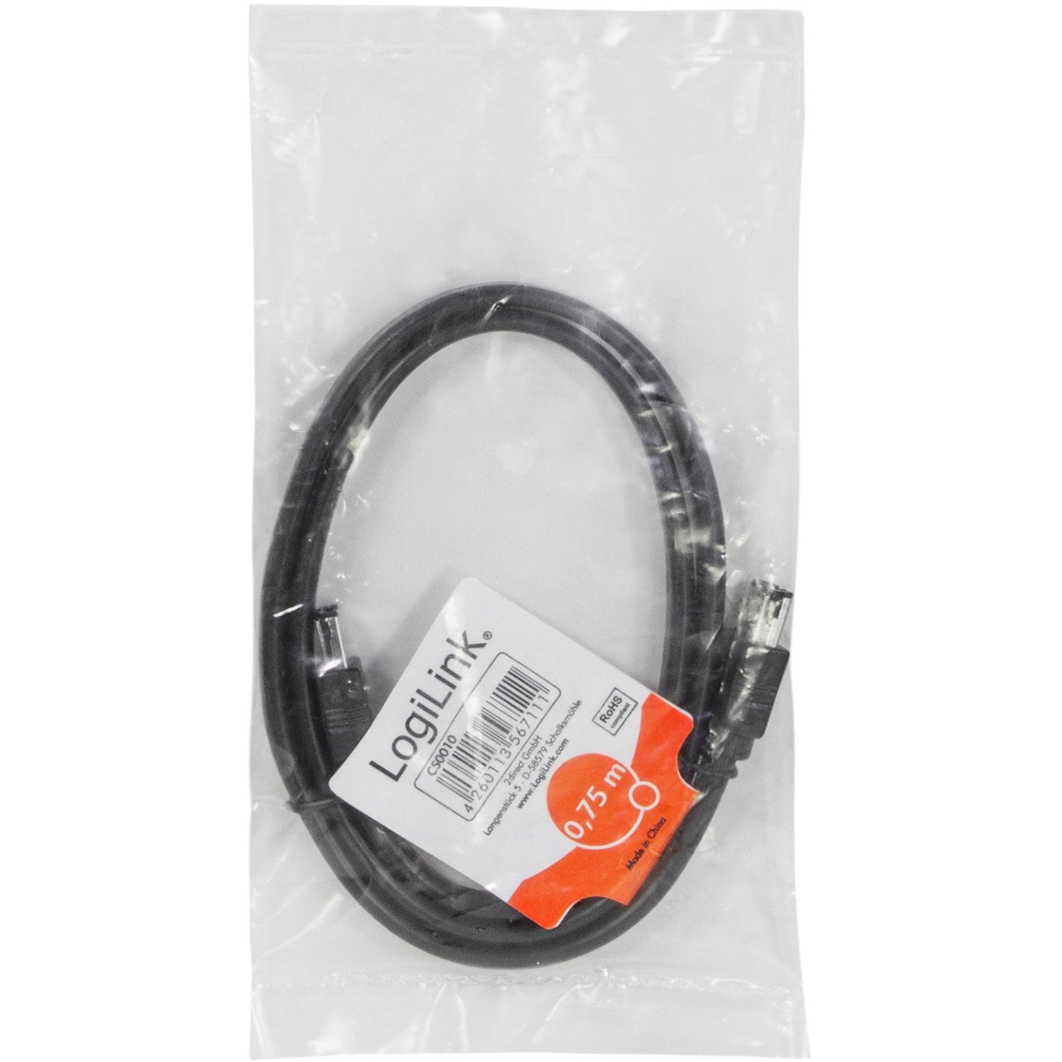 eSATA cable Male/Male 6 Gbps 0.75m