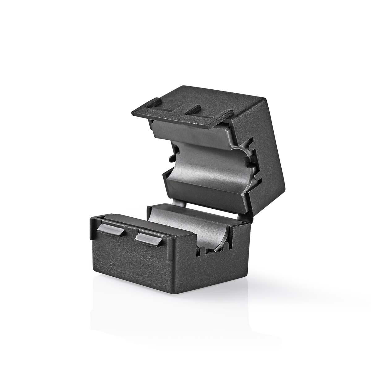 ferrite filter | 12 mm | ABS | Black | 25 pcs. | Plastic bag