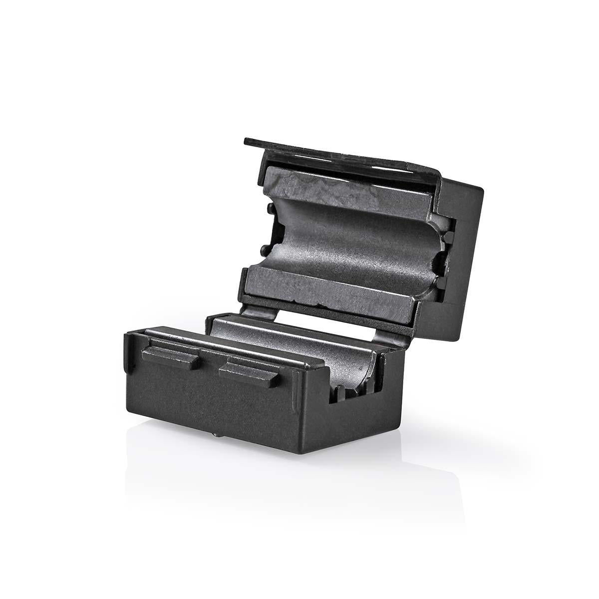 ferrite filter | 6.50 mm | ABS | Black | 25 pcs. | Plastic bag