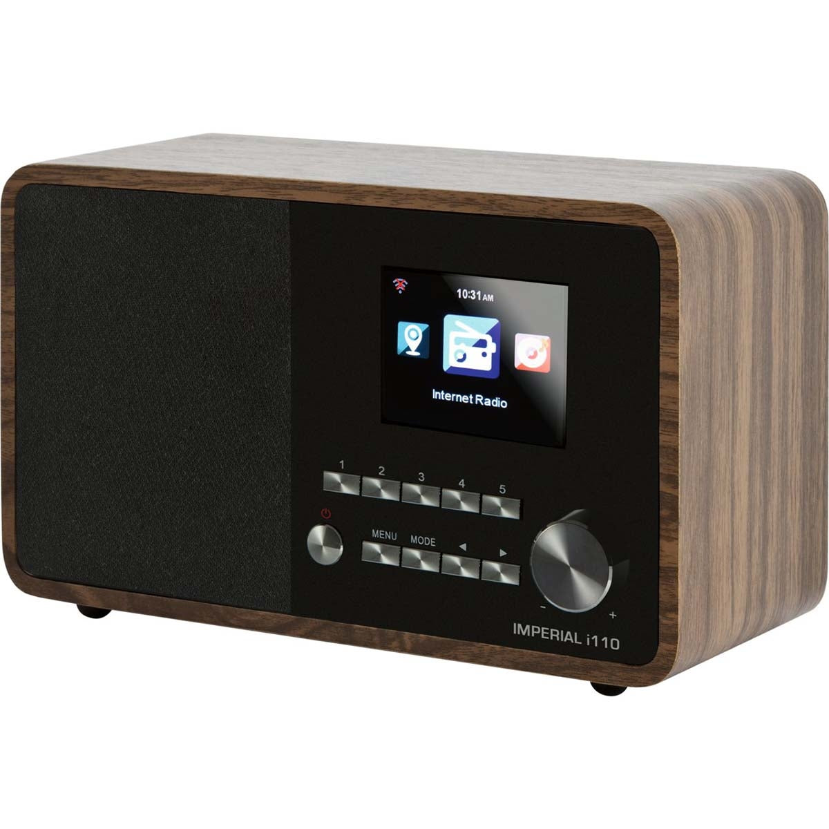 i110 WLAN Internet radio with media player function Wood Look