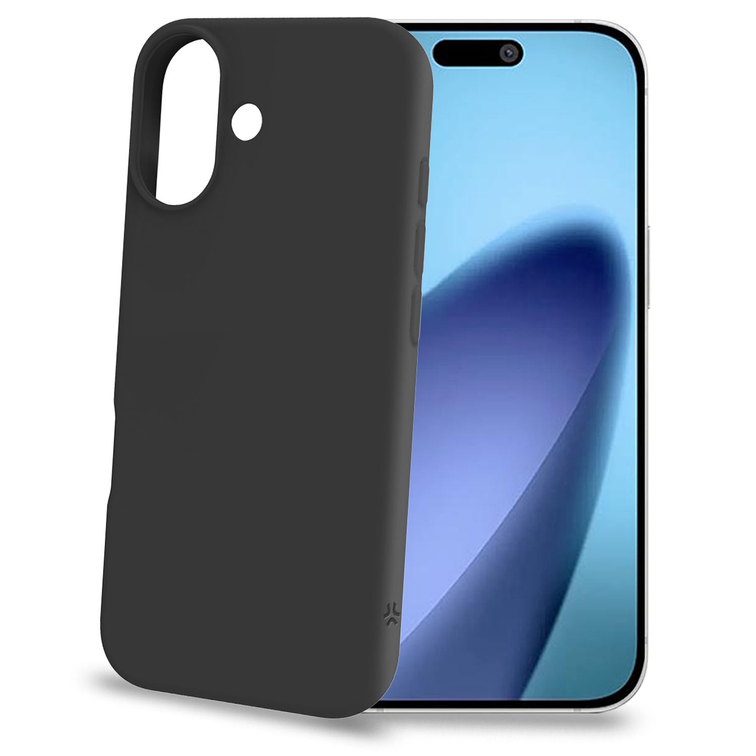 iPhone 17 Soft Rubber Case, Black, Scratch-Resistant