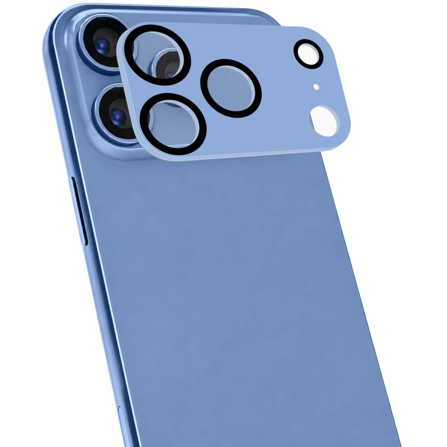 iPhone 18/17 Pro Camera Lens Protector – Light Blue