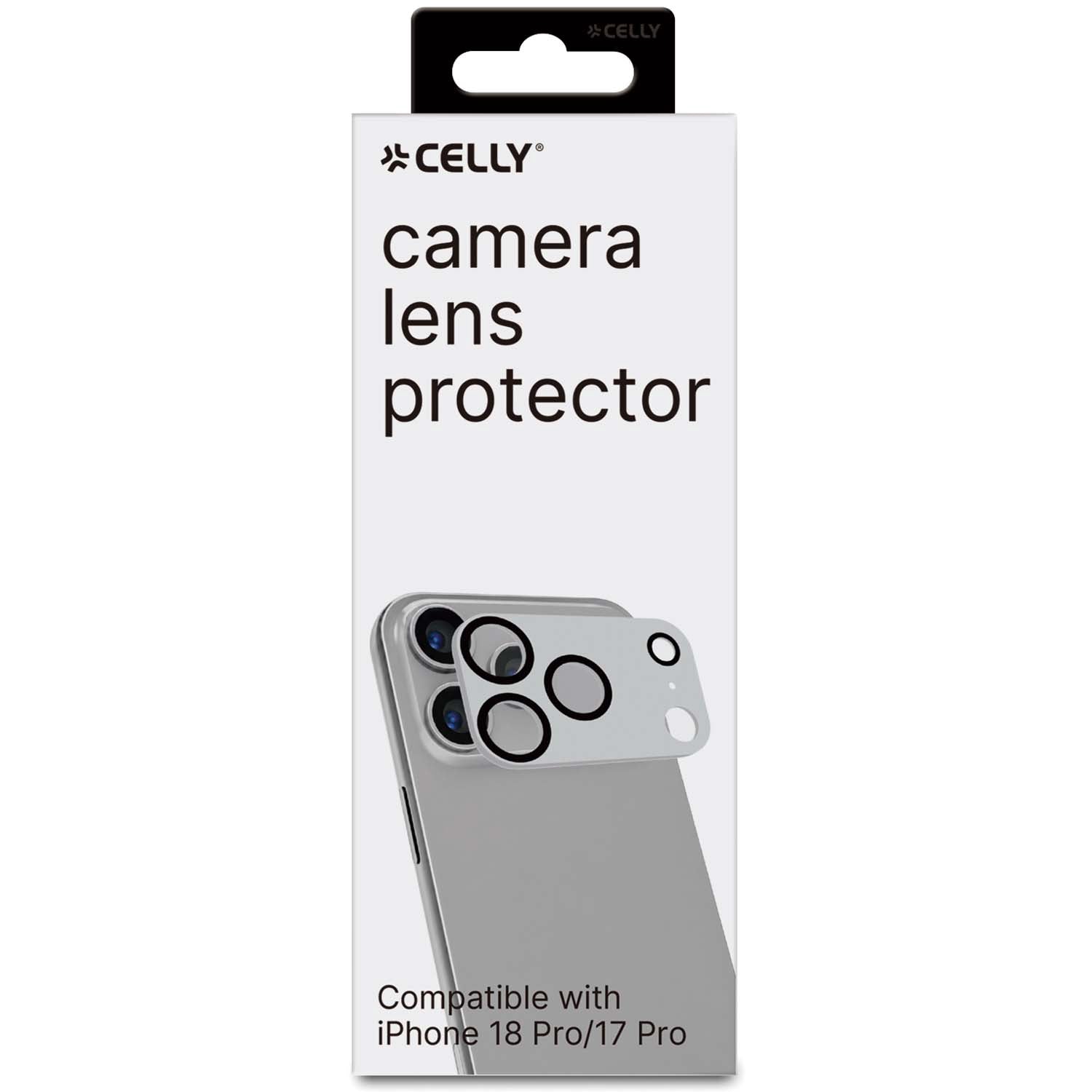 iPhone 18/17 Pro Camera Lens Protector – Silver