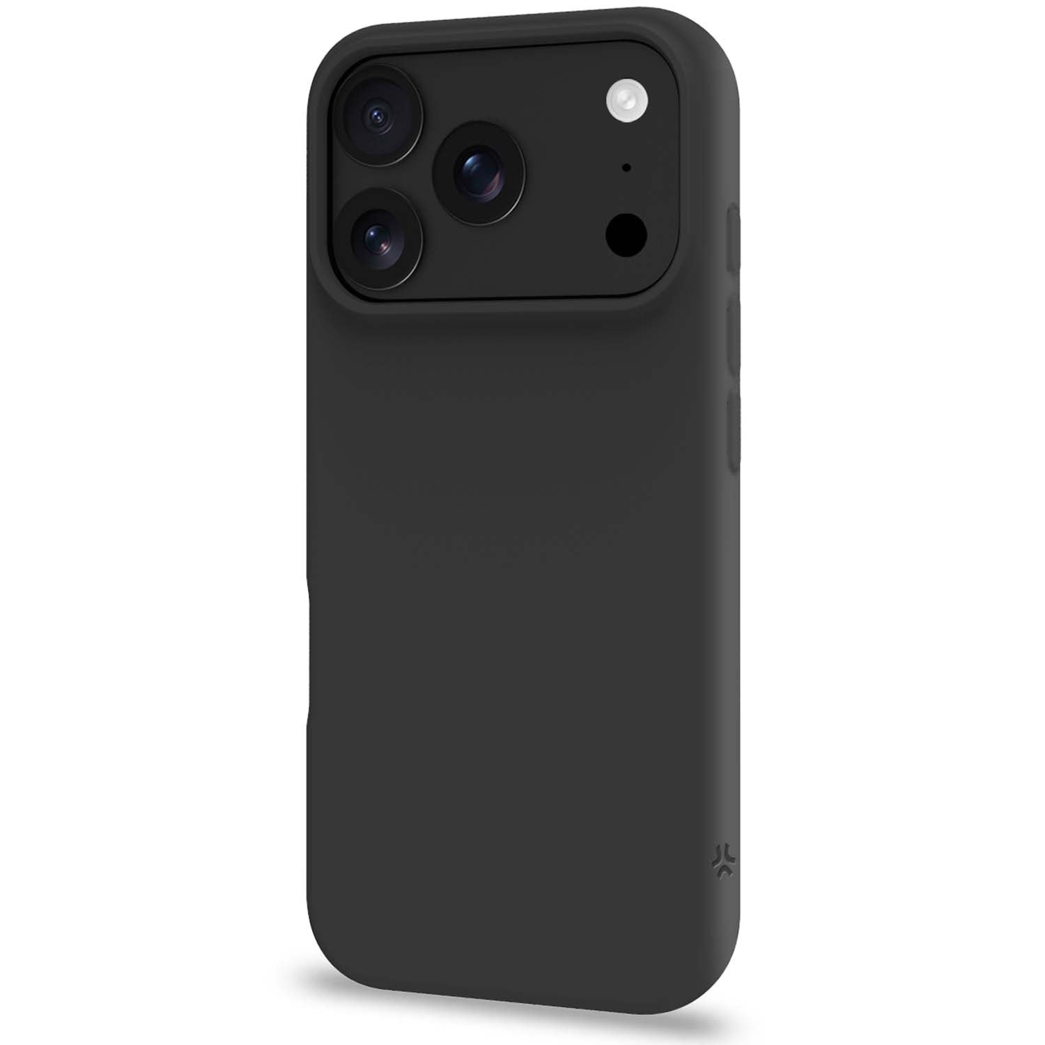 iPhone 18/17 Pro Soft Rubber Case – Black, Silky Finish