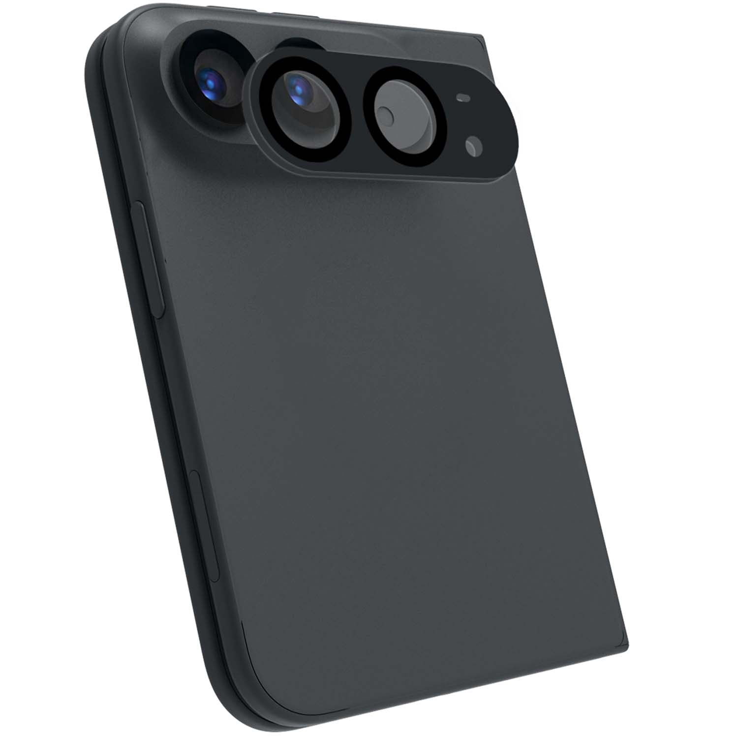 iPhone Ultra Camera Lens Protector, Dark Silver Glass