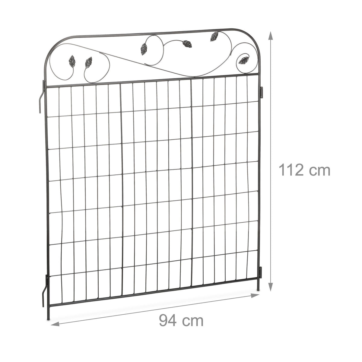 iron garden fence in 4 parts