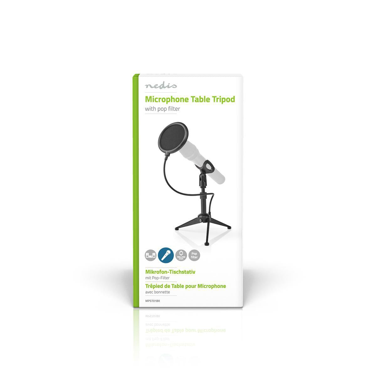 microphone stand | Leg | Headphone range: 194 - 230 mm | Diameter of holder: According to 40 mm mm | ABS / Metal | Black