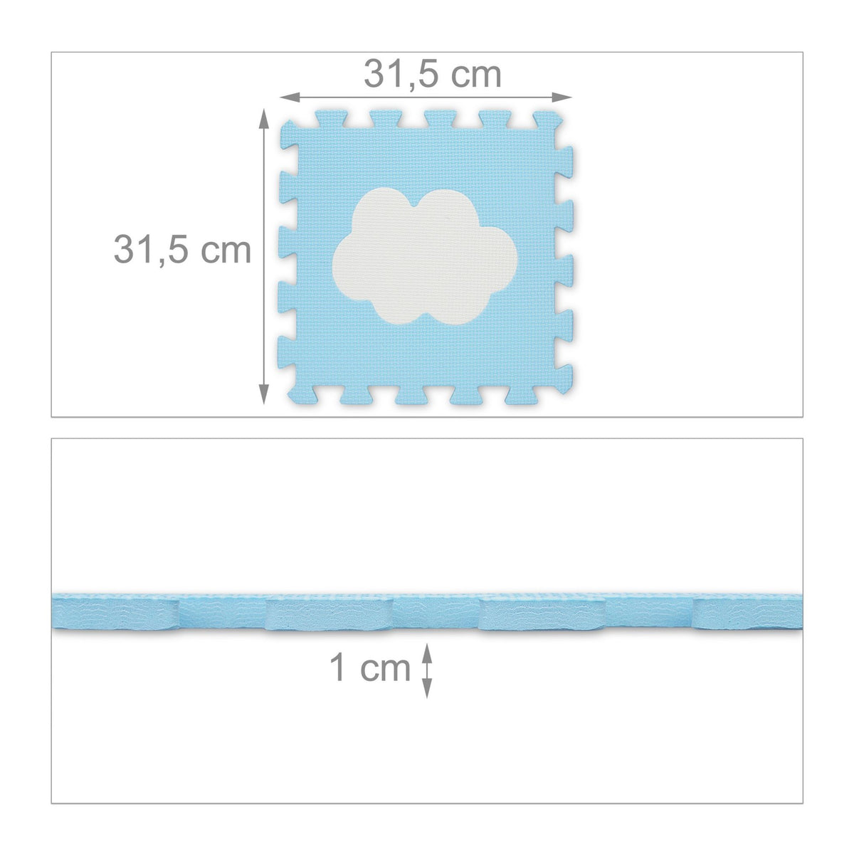 puzzle mat with 18 pieces Cloud