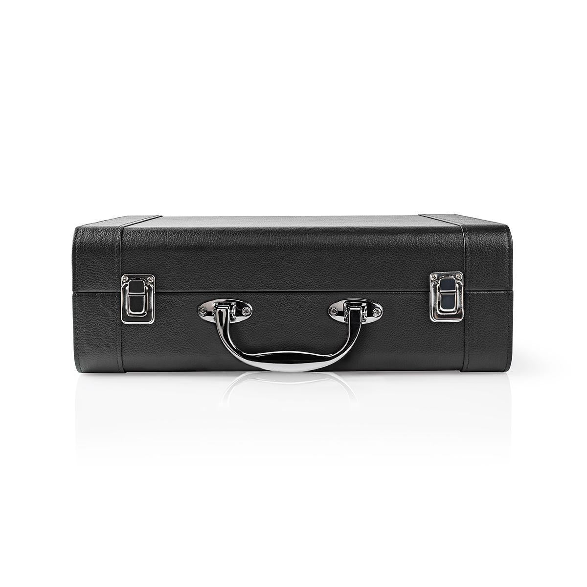 record player | 33 / 45 / 78 rpm | Belt Drive | 1x Stereo RCA | 18 W| Built-in (pre)amplifier | MDF / PU | Red / Black