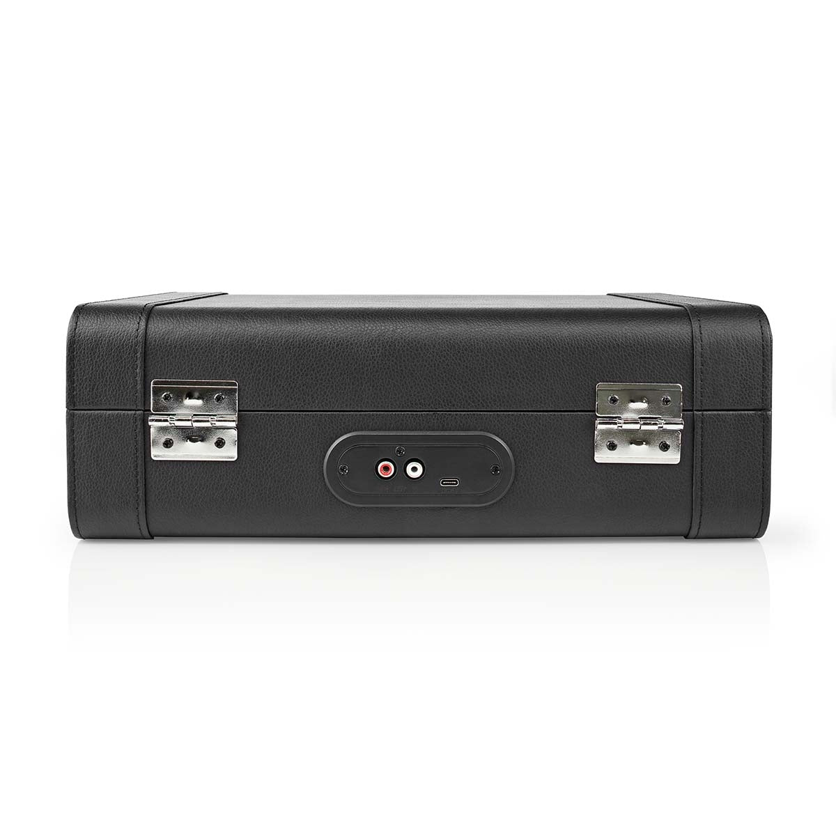 record player | 33 / 45 / 78 rpm | Belt Drive | 1x Stereo RCA | 18 W| Built-in (pre)amplifier | MDF / PU | Red / Black