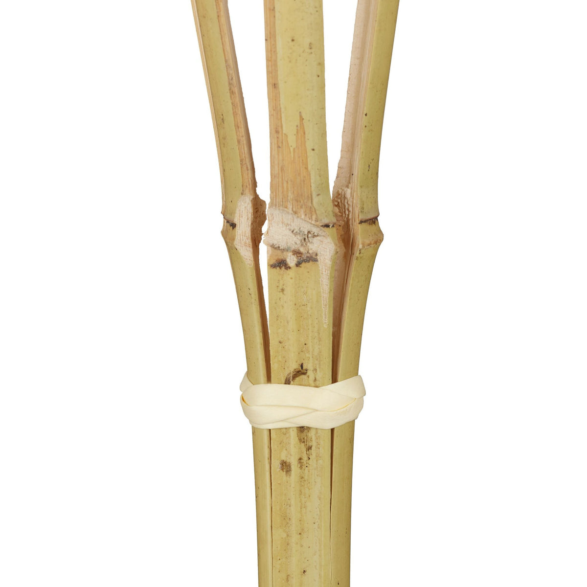 set of 10 garden torches bamboo 80 cm