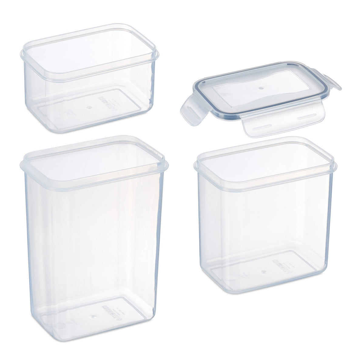 set of 10 storage jars with lids