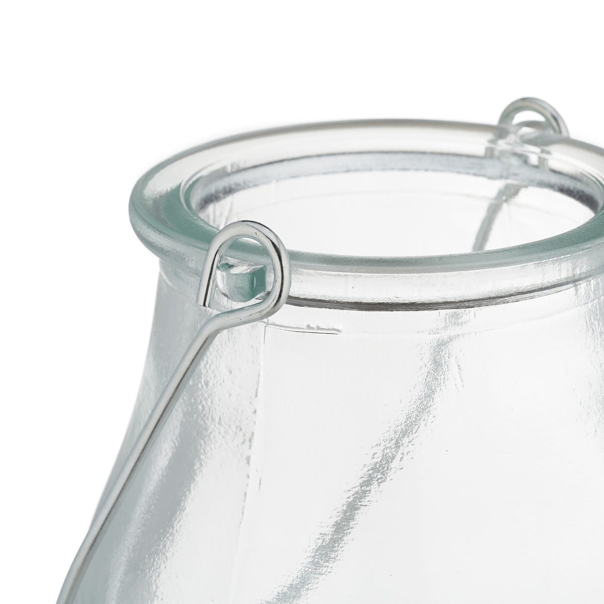 set of 12 glass lanterns in 3 sizes