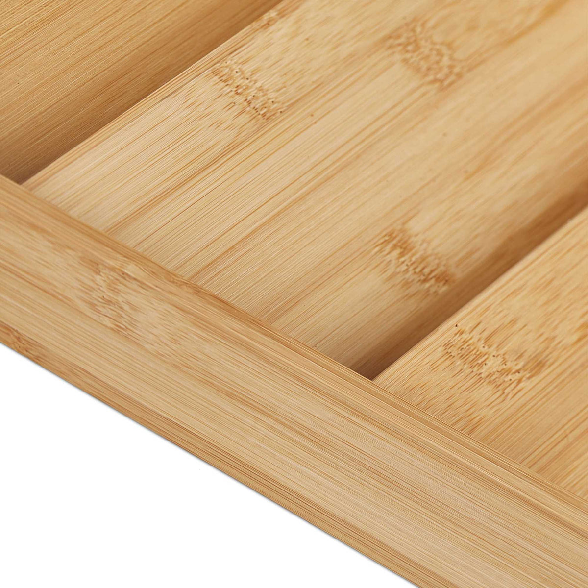 set of 2 bamboo spice racks for drawers