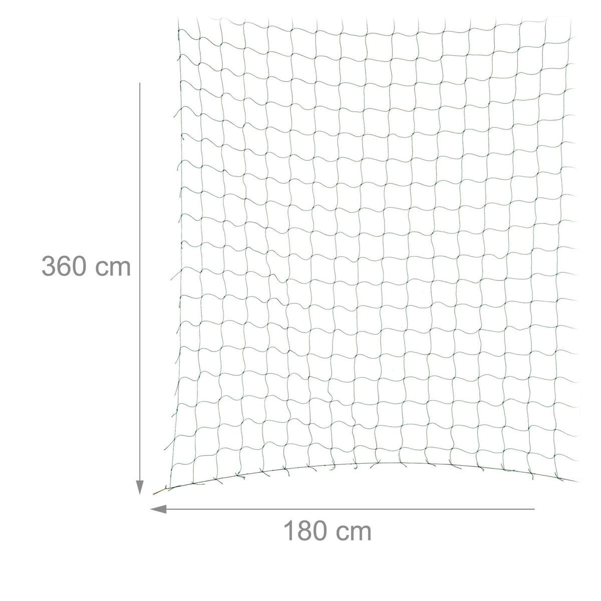 set of 2 climbing nets 180 x 360 cm