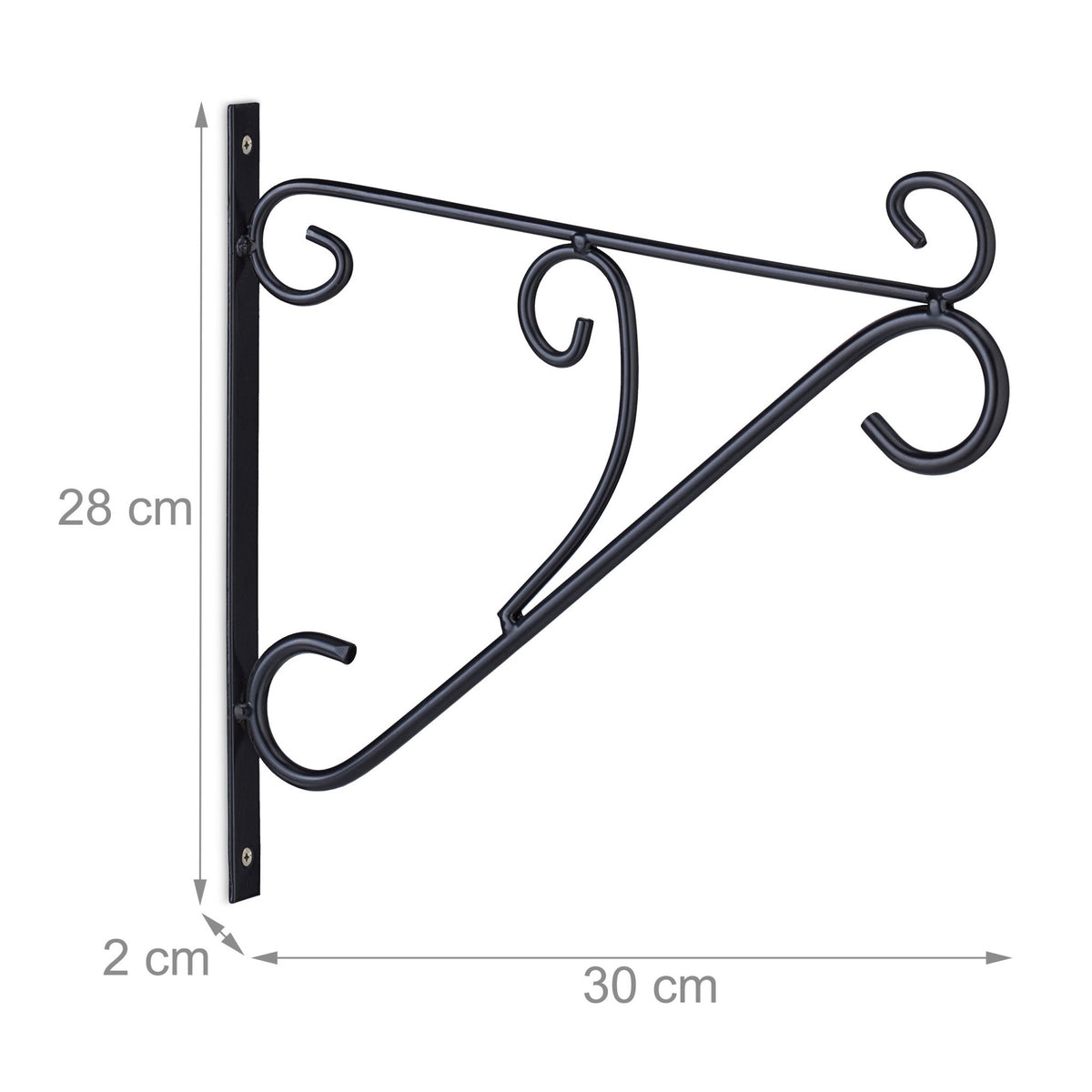 set of 2 hanging basket holders