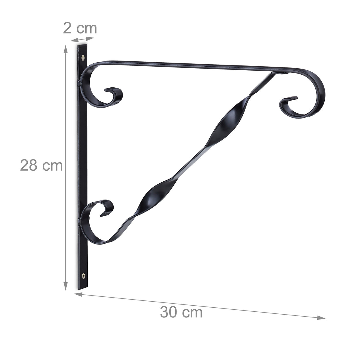 set of 2 hanging basket holders