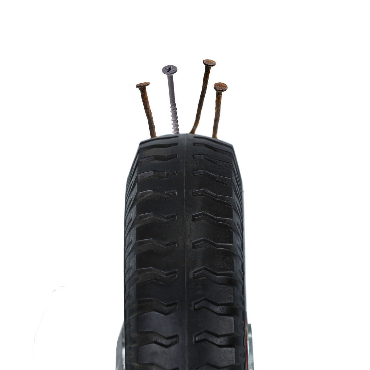 set of 2 wheelbarrow wheels 2.50-4