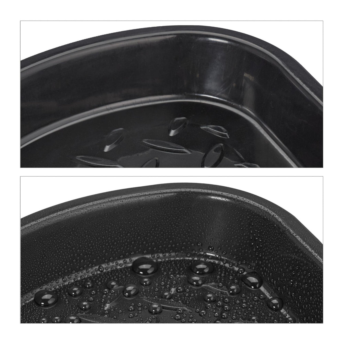 set of 3 drip trays for 2 pairs of shoes