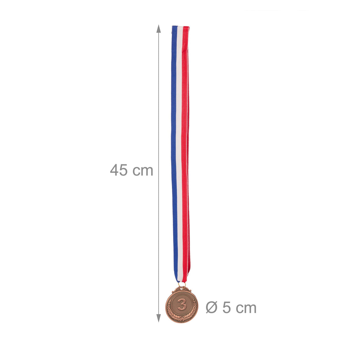 set of 3 medals for children
