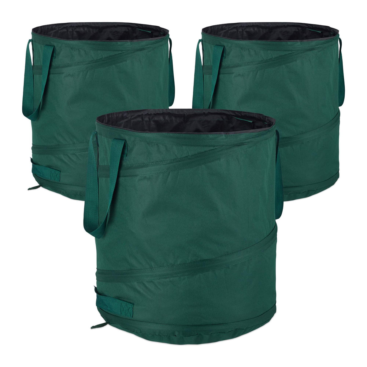 set of 3 self-standing leaf bags 85L