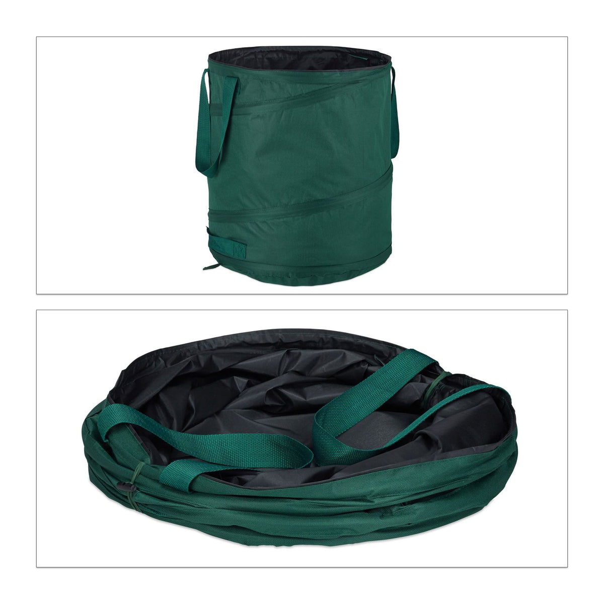 set of 3 self-standing leaf bags 85L