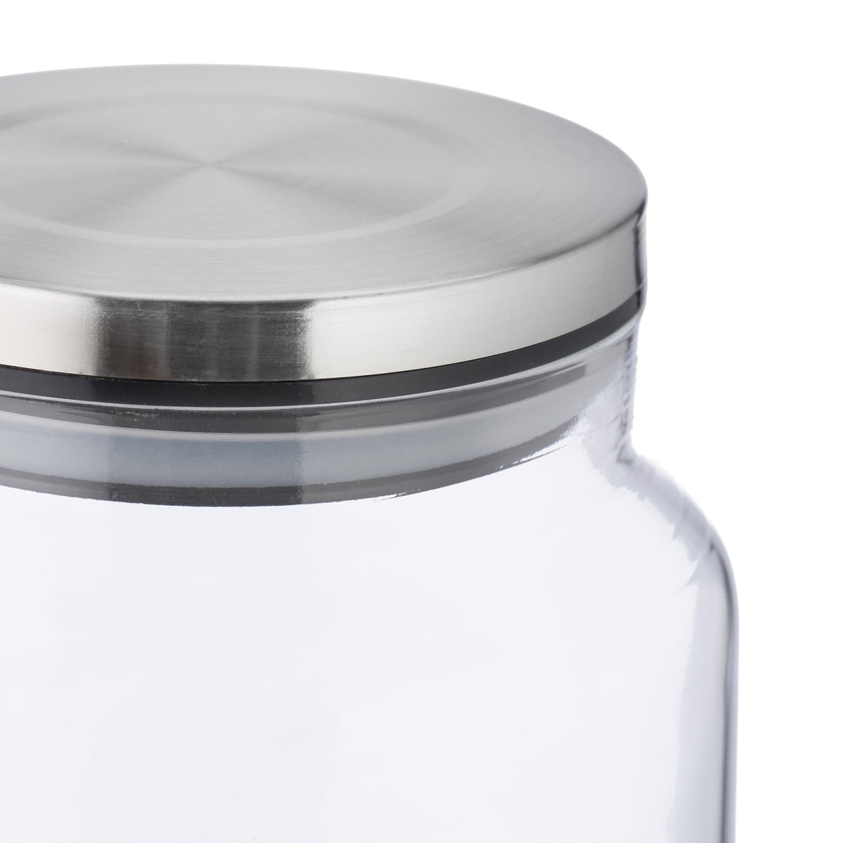 set of 3 storage jars with lids 1100 ml