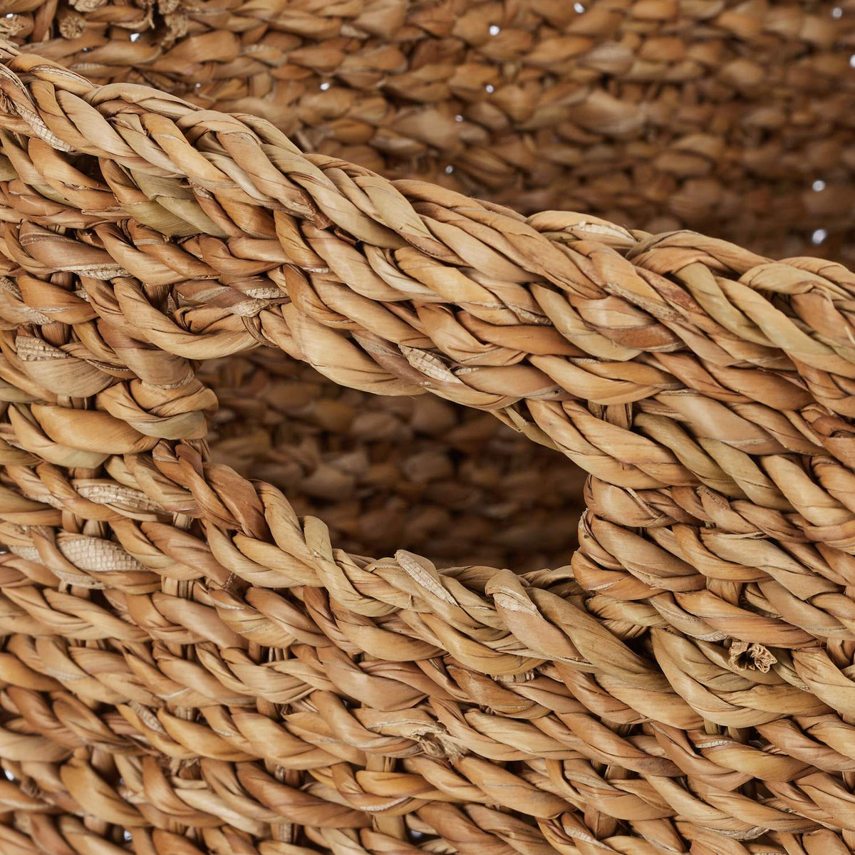 storage basket in 3 parts made of seaweed