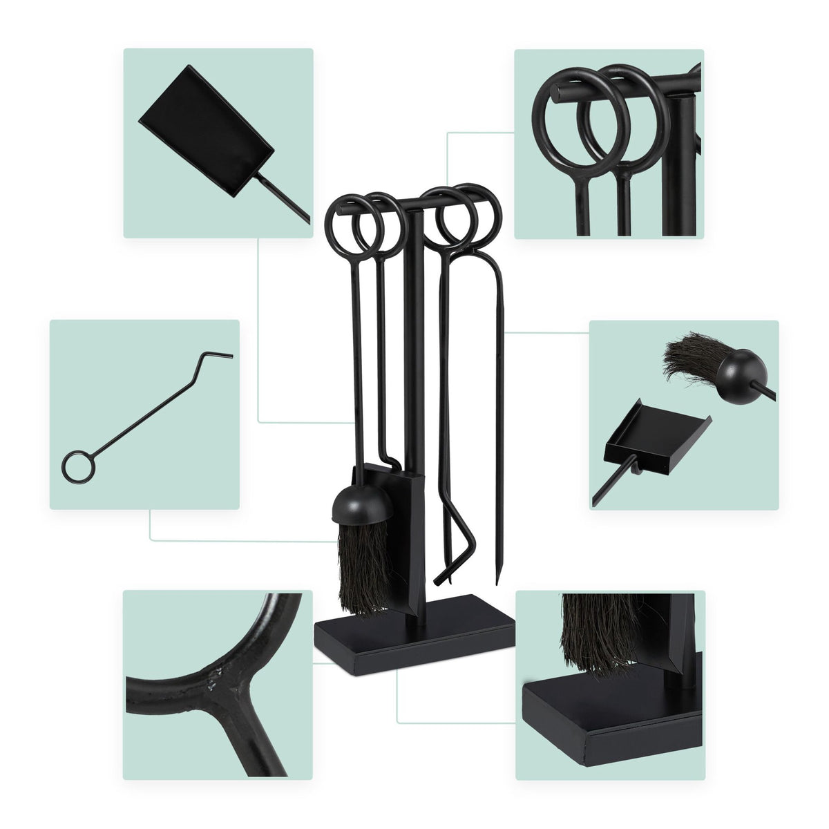 stove set in 5 parts