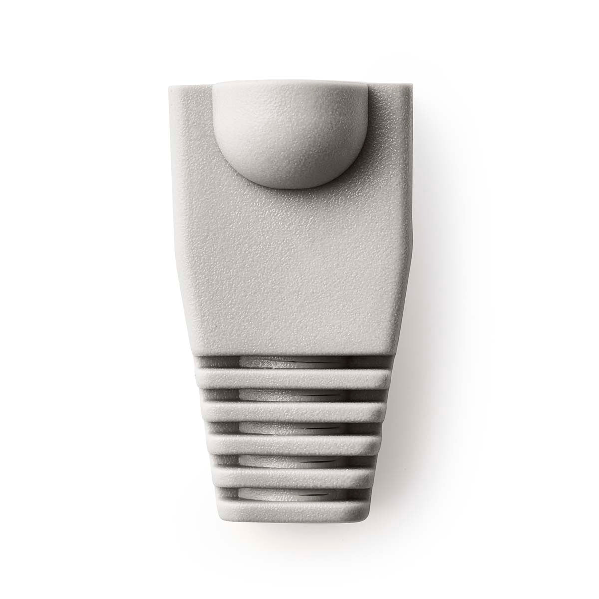 strain relief sleeve | RJ45 | PVC | Gray | Plastic bag | 10 pieces.