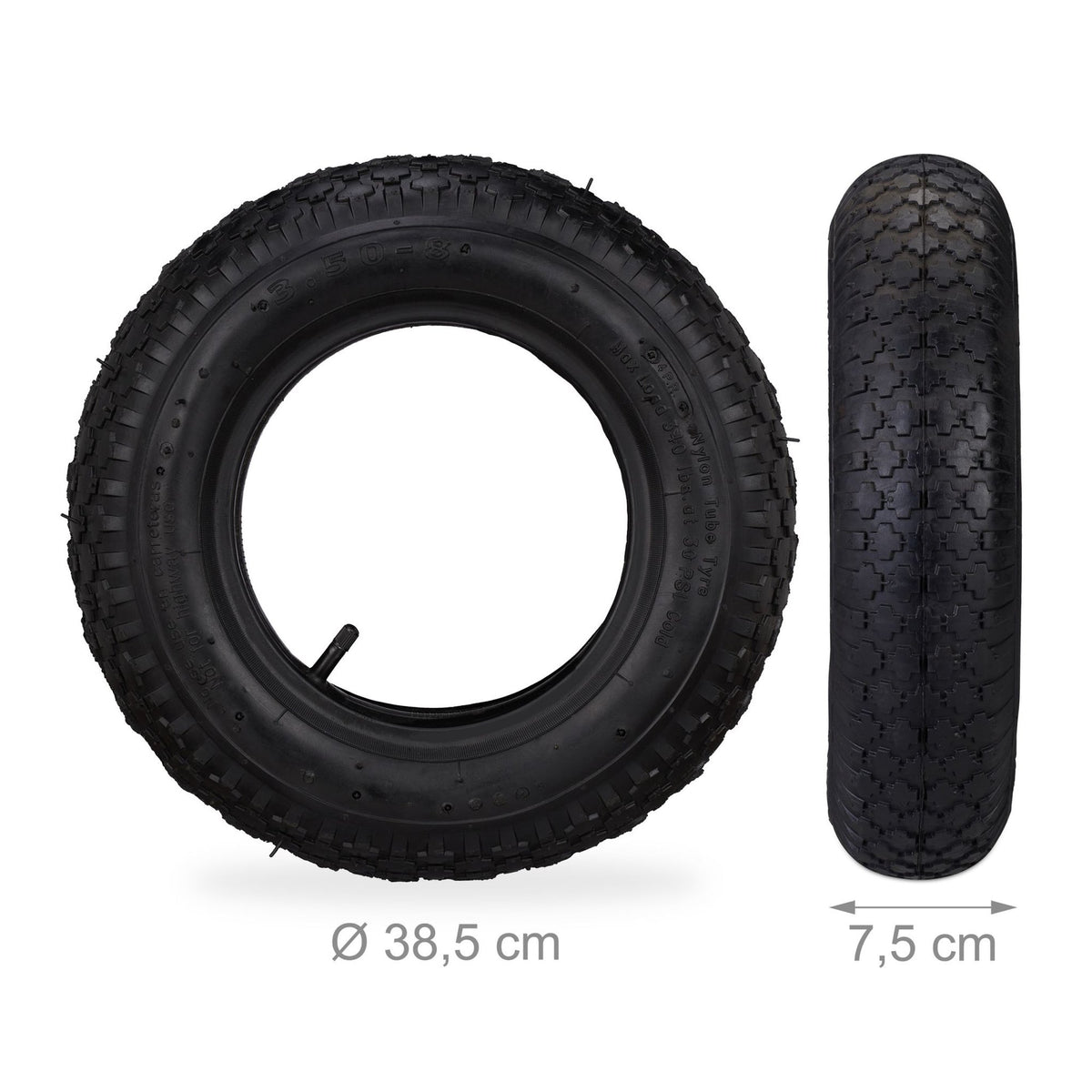 wheel set for 2 wheelbarrows with hose