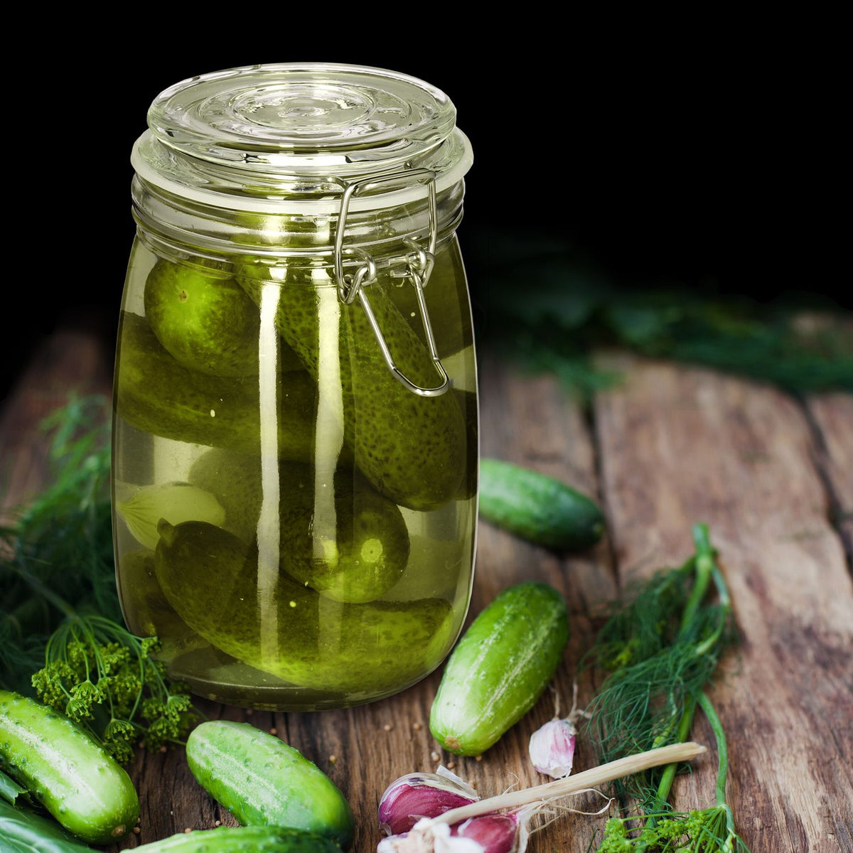 1000 ml preservation jars in a set of 6