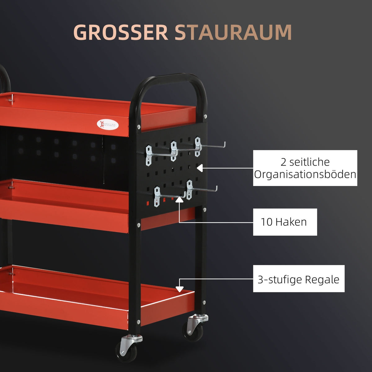 100 Kg Load Capacity, Red, For Garage