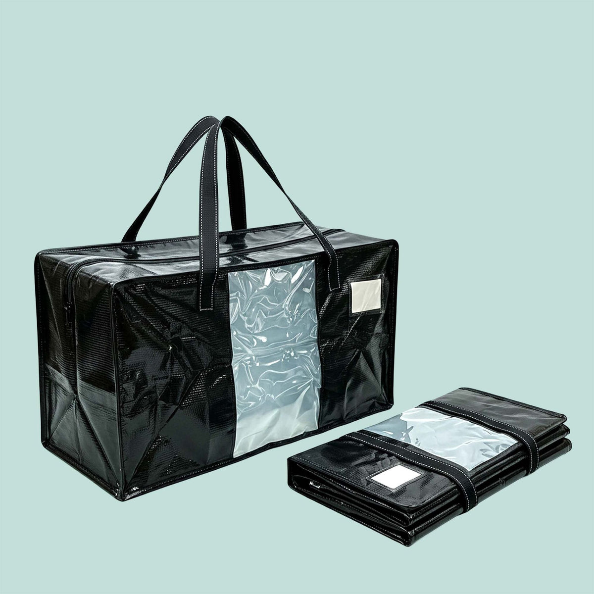 100L Black Storage Bags, Set of 4 – Waterproof, XXL Size