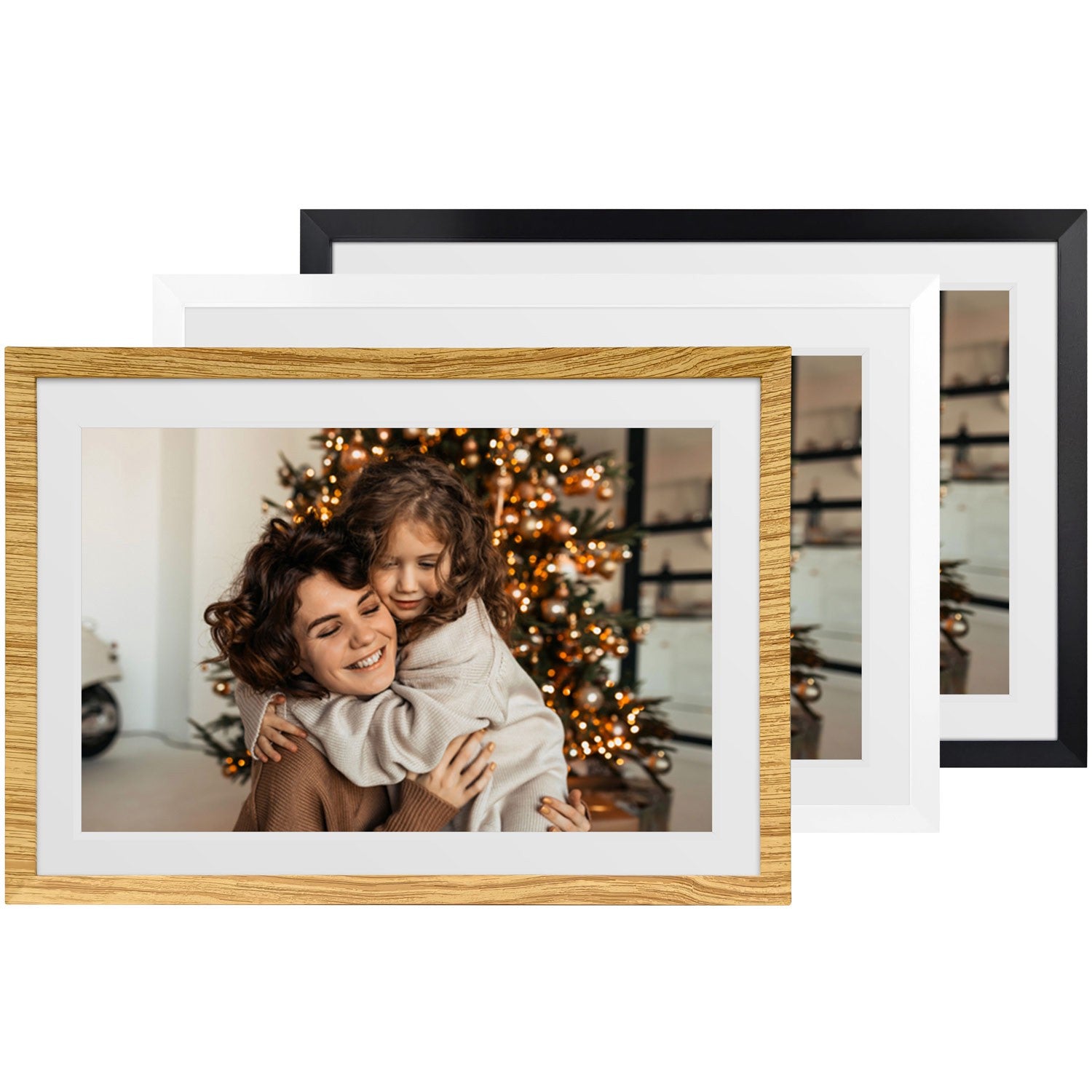 10.1" Digital Wi-Fi Photo Frame, 3 Interchangeable Frames