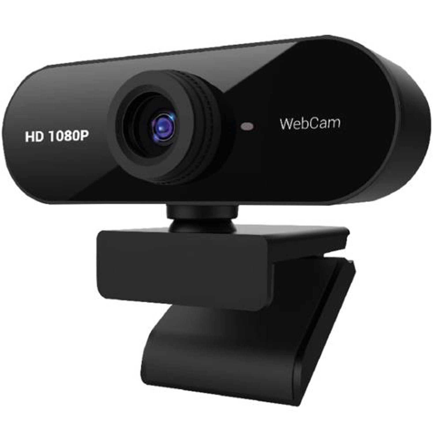 1080p Webcam with Built-In Microphone, USB Connection