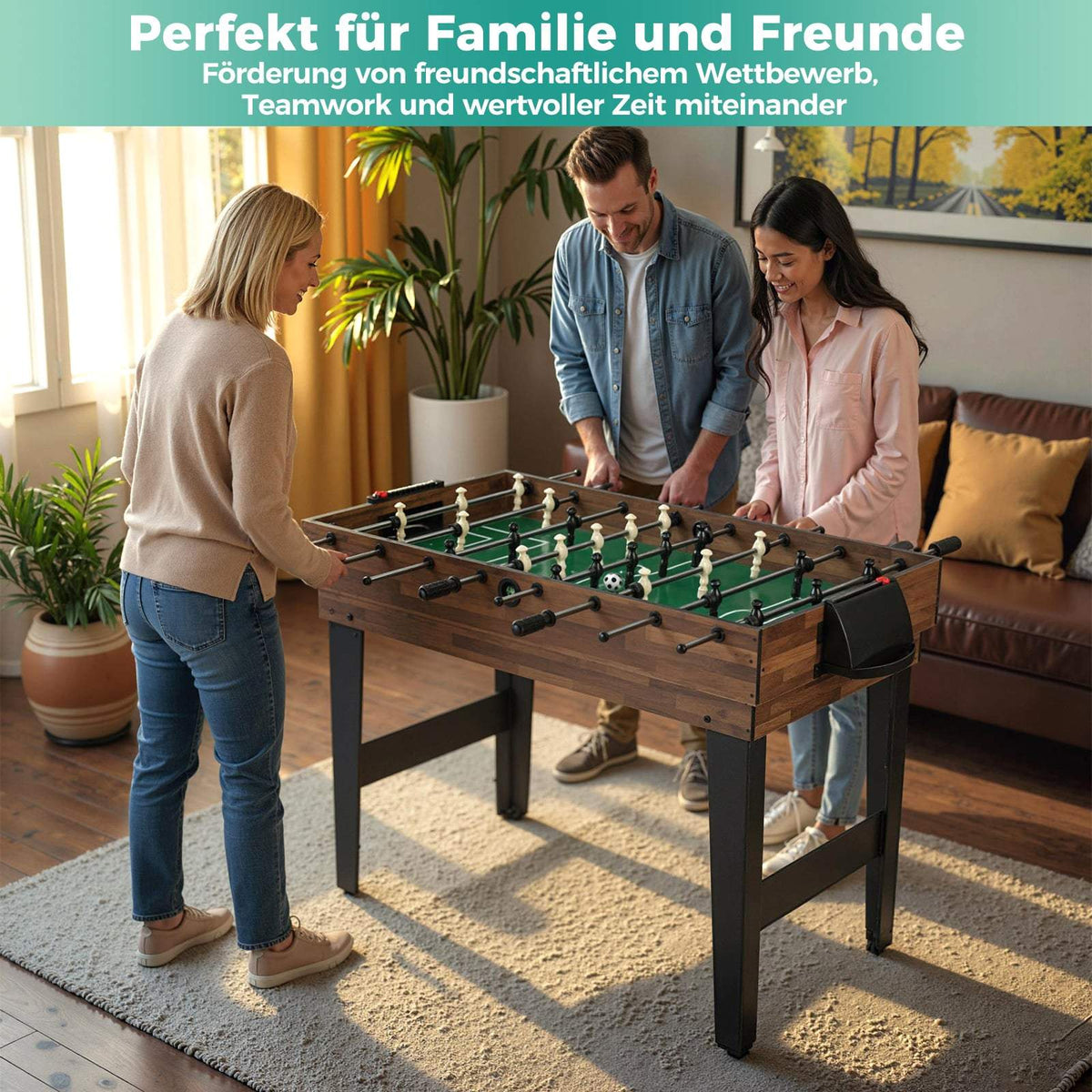 10-in-1 Multi-Game Table: Foosball, Air Hockey, Billiards