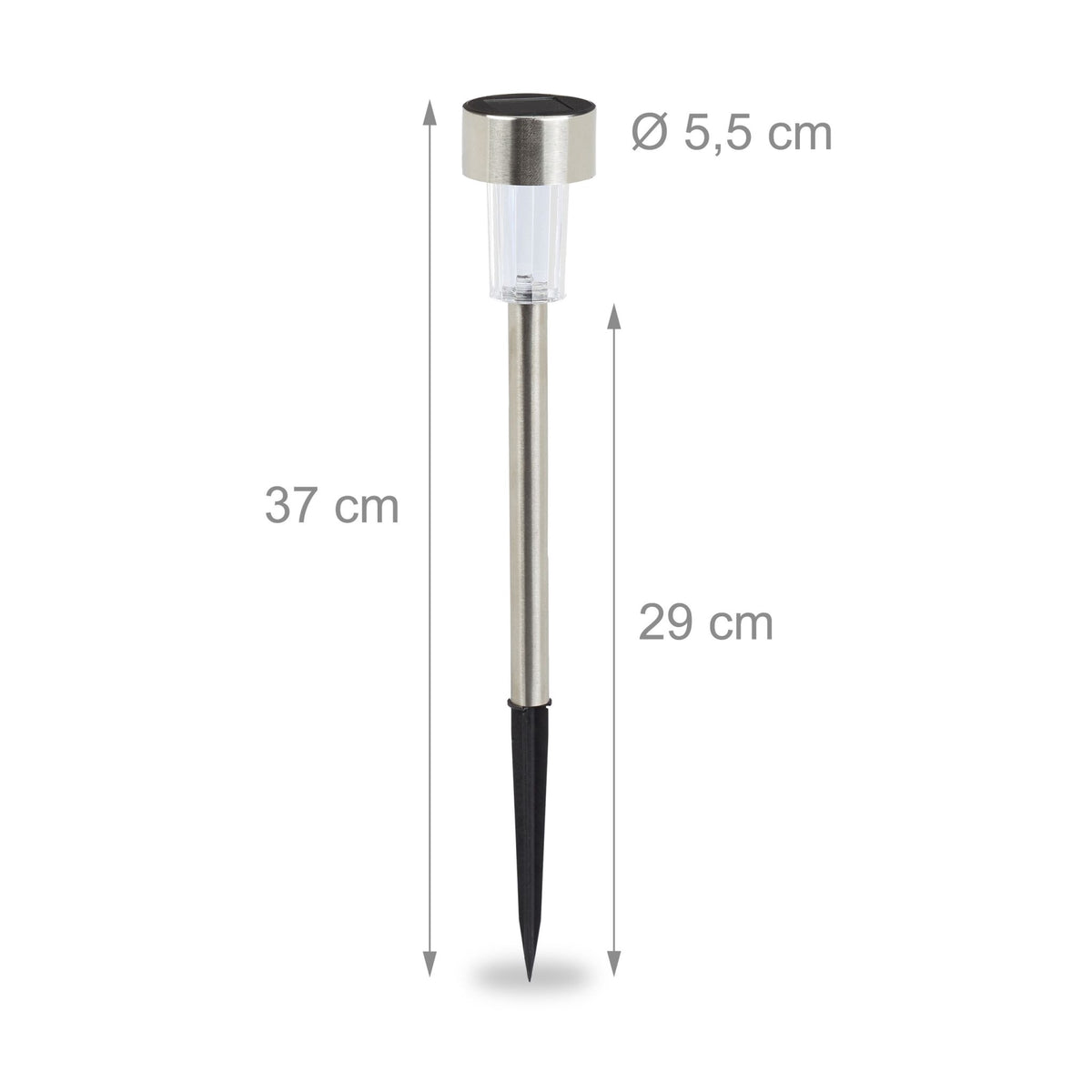 10-pack solar lamps