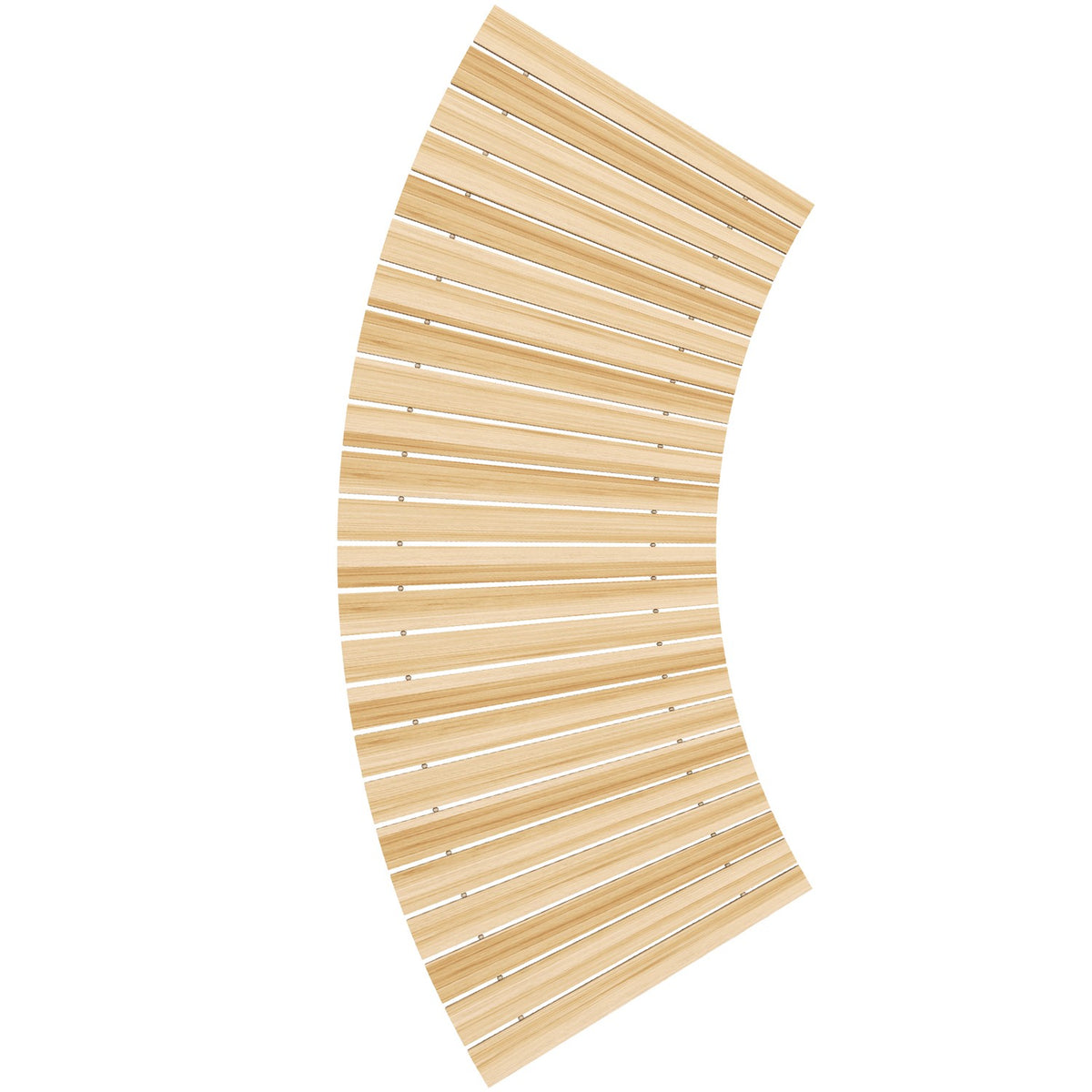 120 Cm Garden Path, Roller Path, Garden Step, Decorative Wooden Step Made Of Fir Wood, For Garden, Balcony, Natural