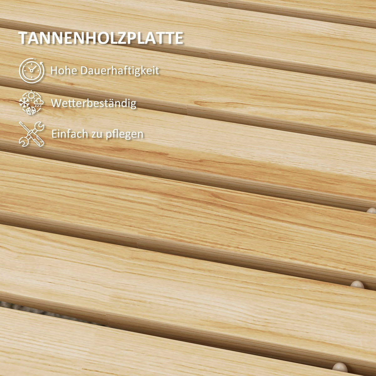 120 Cm Garden Path, Roller Path, Weatherproof Garden Step, Decorative Wooden Step Made Of Fir Wood, For Garden, Balcony, Nature