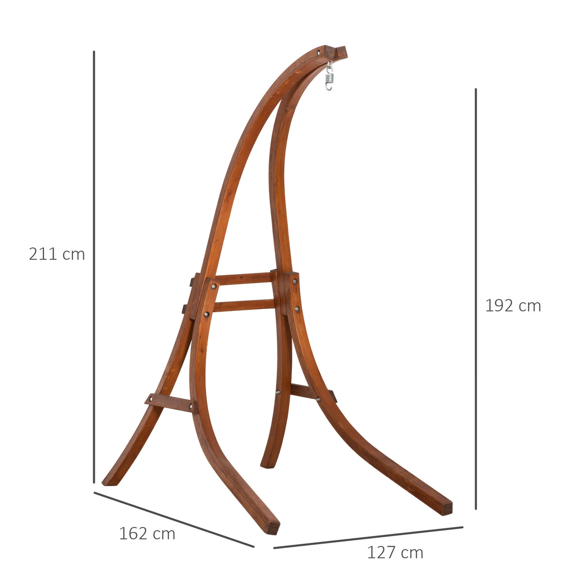 120Kg, Free-Standing, Natural, 127X162X211Cm