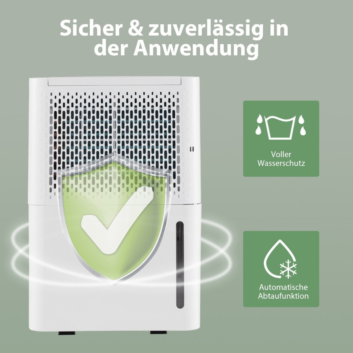12L Dehumidifier with 24H Timer, 2.2L Tank for 10-15m² Rooms