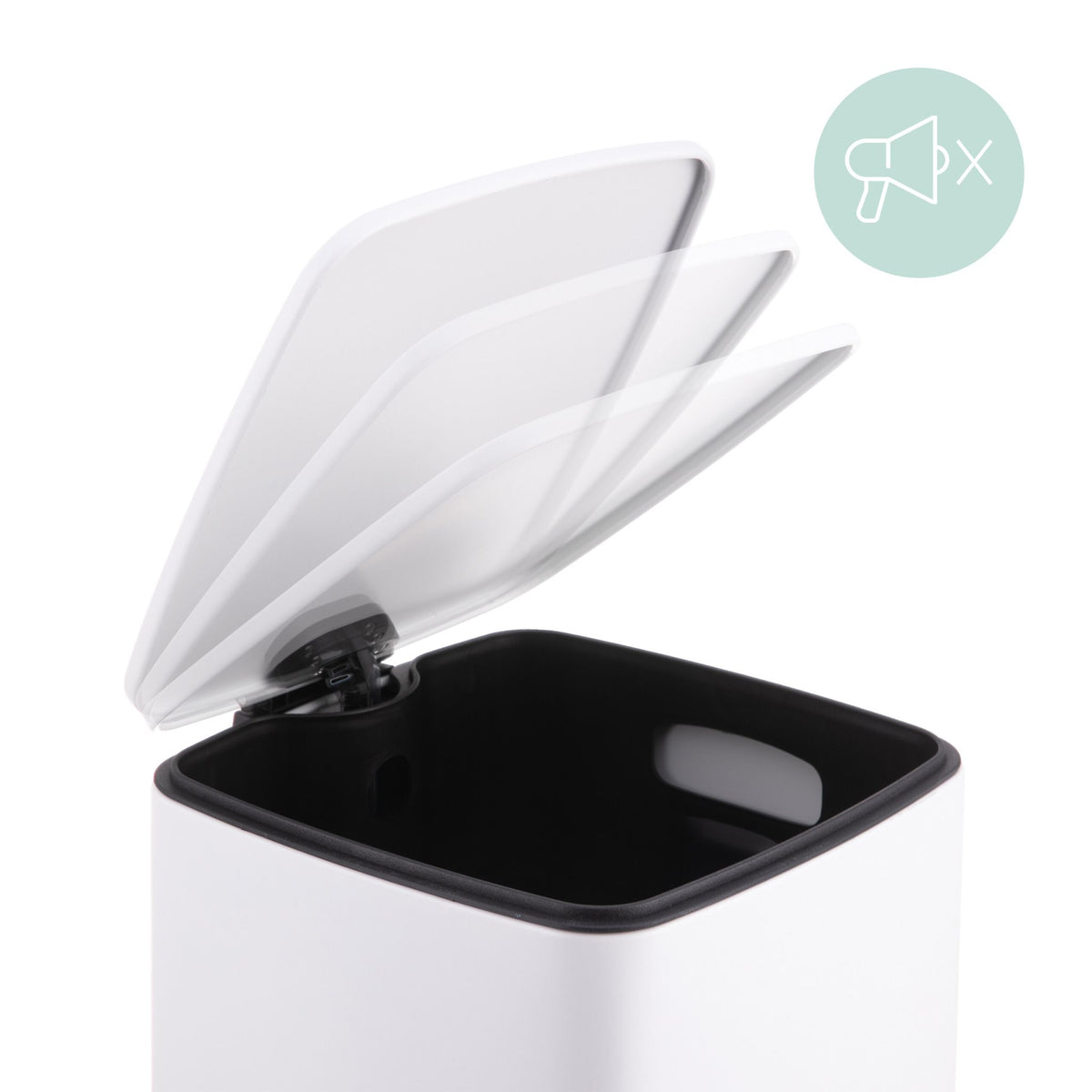12L Kitchen Pedal Bin with Soft-Close Lid