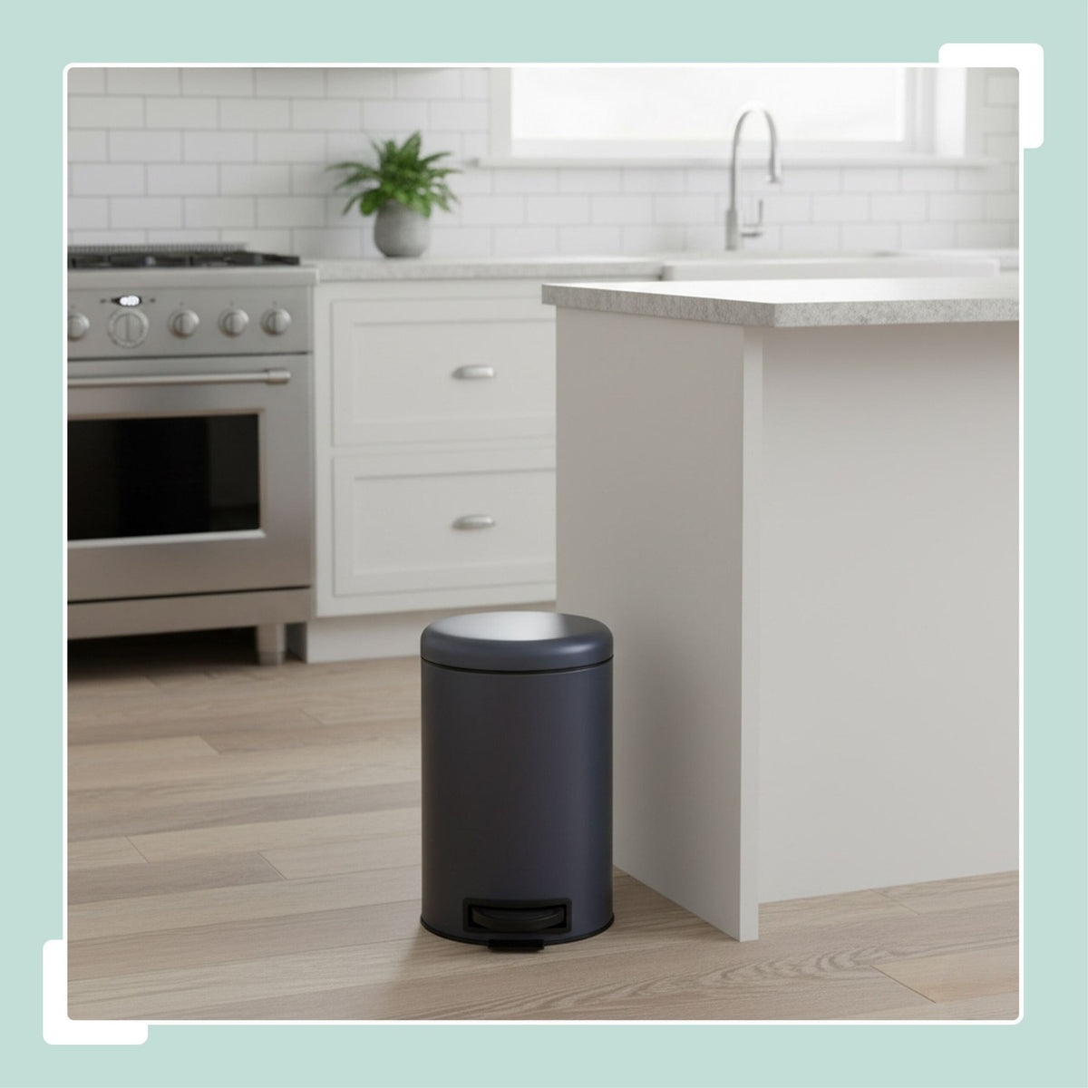 12L Step Bin with Inner Bucket – Soft-Close, Hands-Free